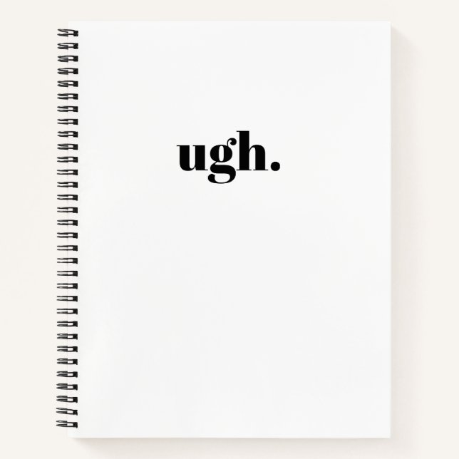 zut. Journal Minimaliste Chic (Devant)