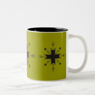 Zvaigznu kruze Two-Tone coffee mug