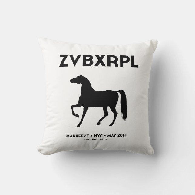 ZVBXRPL Throw Pillow (Front)