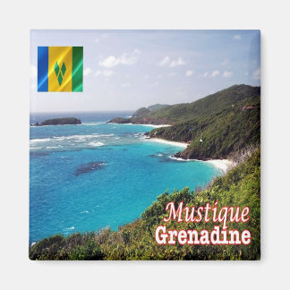 zVC013 MUSTIQUE, Grenadine, America, Frige Magnet
