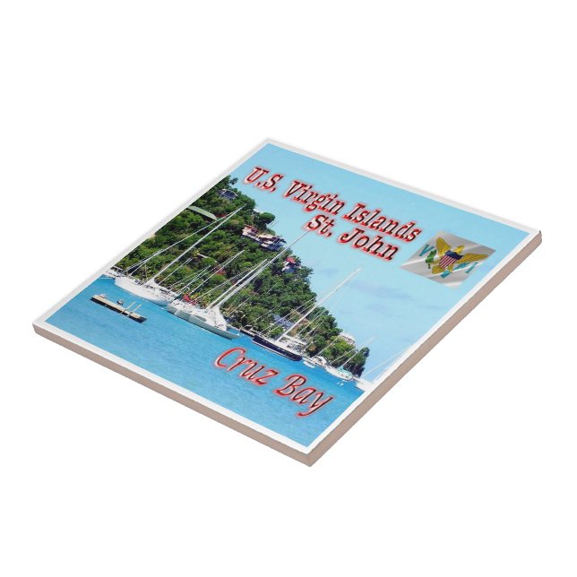 zVI009 SAINT JOHN Cruz Bay, Virgin Islands, Tile (Side)