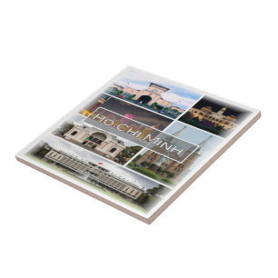 zVN004 HO CHI MINH, Mosaic, Vietnam, Asia Tile