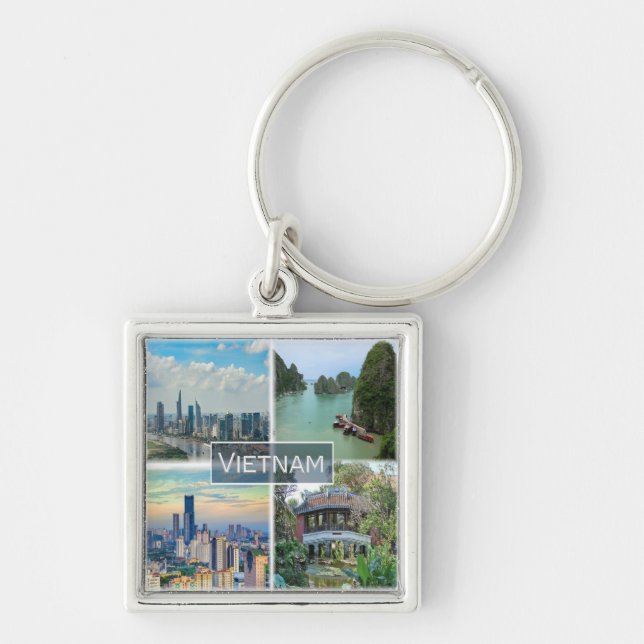 zVN012 VIETNAM, Mosaic, Asia, Keychain (Front)