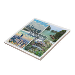 zVN012 VIETNAM, Mosaic, Asia, Tile