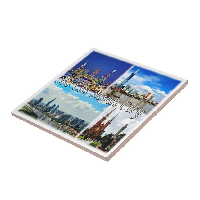 zVN013 HO CHI MINH City SAIGON, Mosaic, Tile (Side)