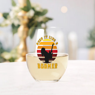 zvzbhsdhfhf stemless wine glass