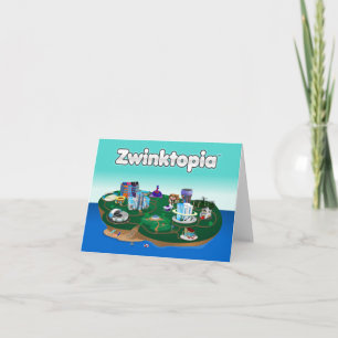 Zwinktopia Note Card