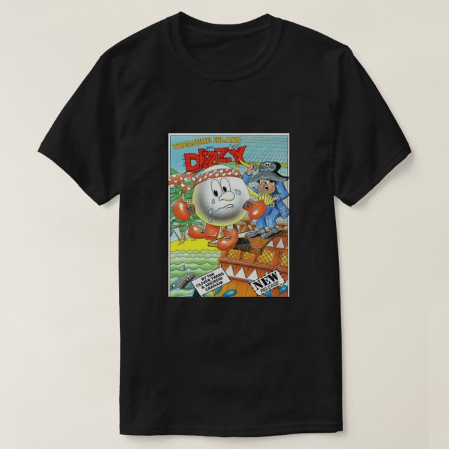 ZX Spectrum Treasure Island Dizzy  Classic T-Shirt (Design Front)