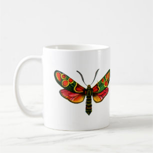 Zygaena carniolica - The Crepuscular Burnet Moth Coffee Mug