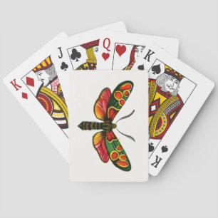 Zygaena carniolica - The Crepuscular Burnet Moth Playing Cards