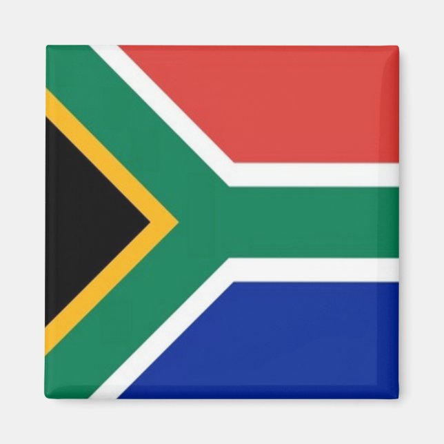 zZA001 SOUTH AFRICA, Flag, Africa, Fridge Magnet (Front)
