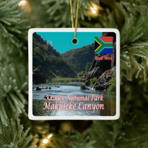 zZA005 SOUTH AFRICA, N.P. Makuleke Canyon, Ceramic Ornament