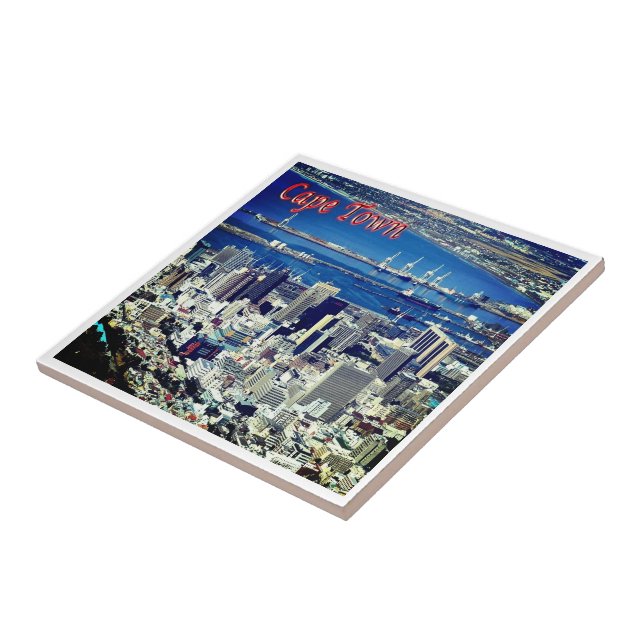 zZA008 CAPE TOWN, Aerial View, South Africa, Tile (Side)