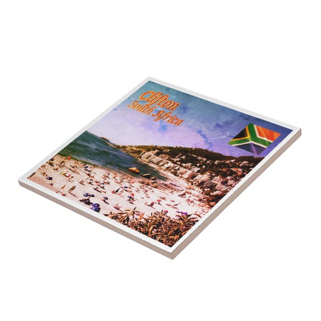 zZA009 CLIFTON, Panorama, South Africa, Tile (Side)