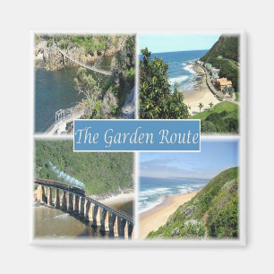 zZA013  SOUTH AFRICA, Garden Route, Mosaic, Fridge Magnet