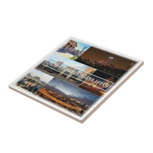 zZA028 JOHANNESBURG, Mosaic, South, Tile