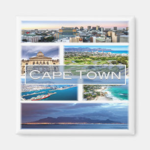 zZA032 CAPE TOWN, Mosaic, South Africa, Fridge Magnet