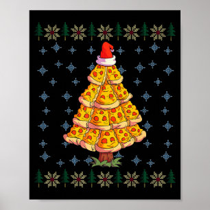 Zza Christmas Tree Shirt Men Zza Lover Gift Santa  Poster