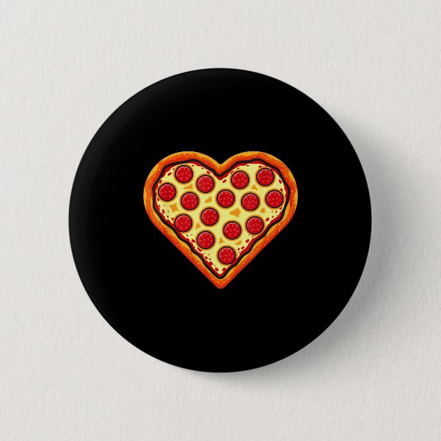 Zza Heart Cute Valentines Day Funny Heart Shaped Z 2 Inch Round Button (Front)