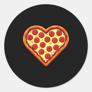 Zza Heart Cute Valentines Day Funny Heart Shaped Z Classic Round Sticker