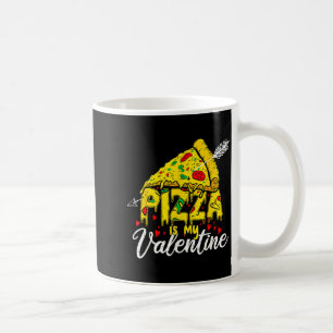 Zza Is My Valentine Day Hearts Eat Food Boys  Coffee Mug