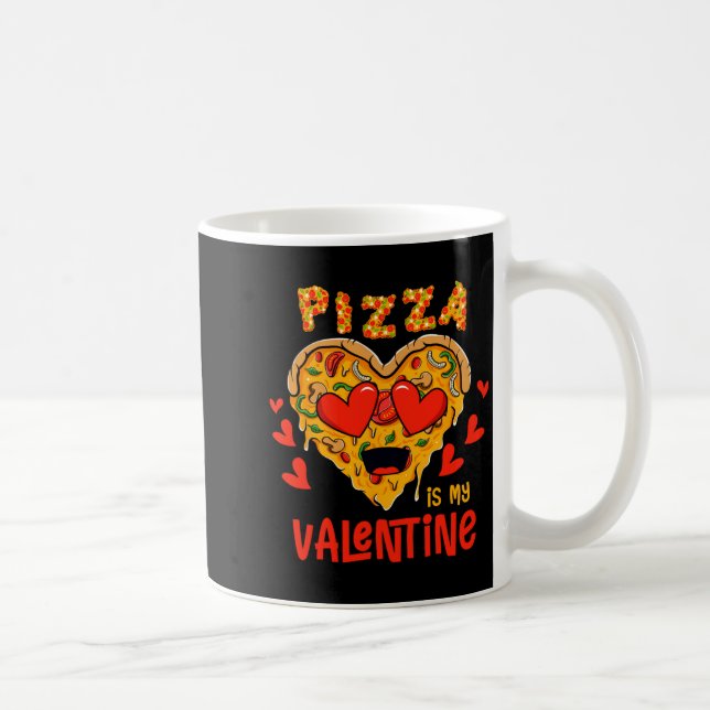 Zza Is My Valentine Funny Valentines Day Boys Gi _ Coffee Mug (Right)