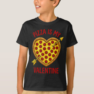 Zza Is My Valentine Funny Valentines Day Boys Girl T-Shirt