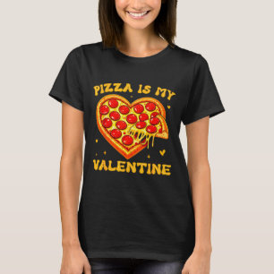 Zza Is My Valentine Funny Valentines Day Heart  T-Shirt