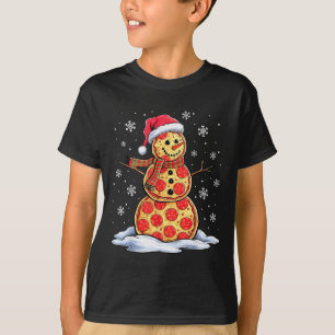 Zza Snowman - Santa Hat - Christmas Zza Party - Fu T-Shirt