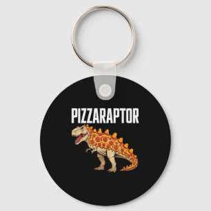 Zza T-rex Dino Fast Food Funny Zza Dinosaur Keychain