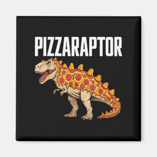 Zza T-rex Dino Fast Food Funny Zza Dinosaur Magnet