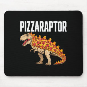 Zza T-rex Dino Fast Food Funny Zza Dinosaur Mouse Pad