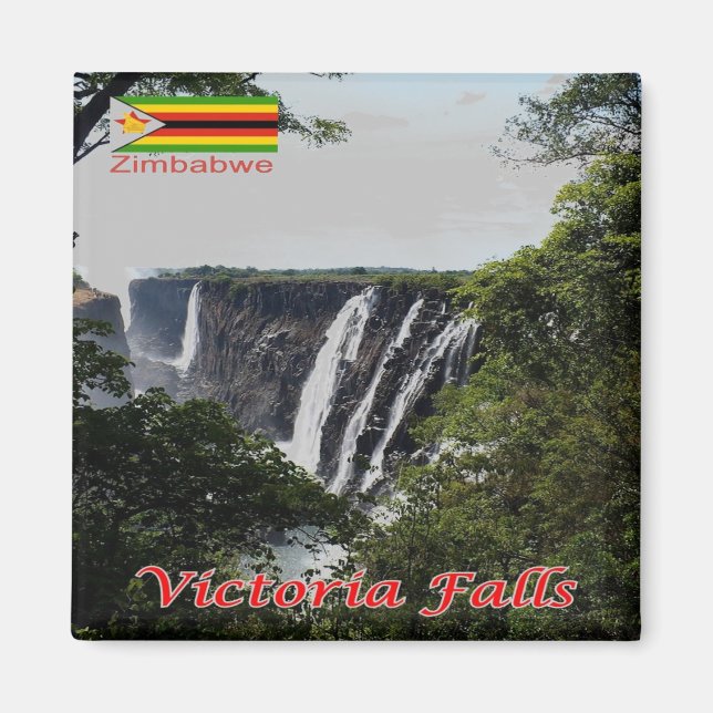 zZW005 VICTORIA FALLS,  Zimbabwe, Africa, Fridge Magnet (Front)