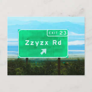 ZZYZX RD POSTCARD