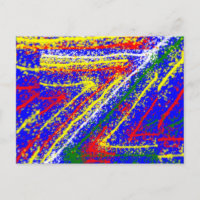 zzz ZAZZLING Abstract Art : Royal Blue Streaks